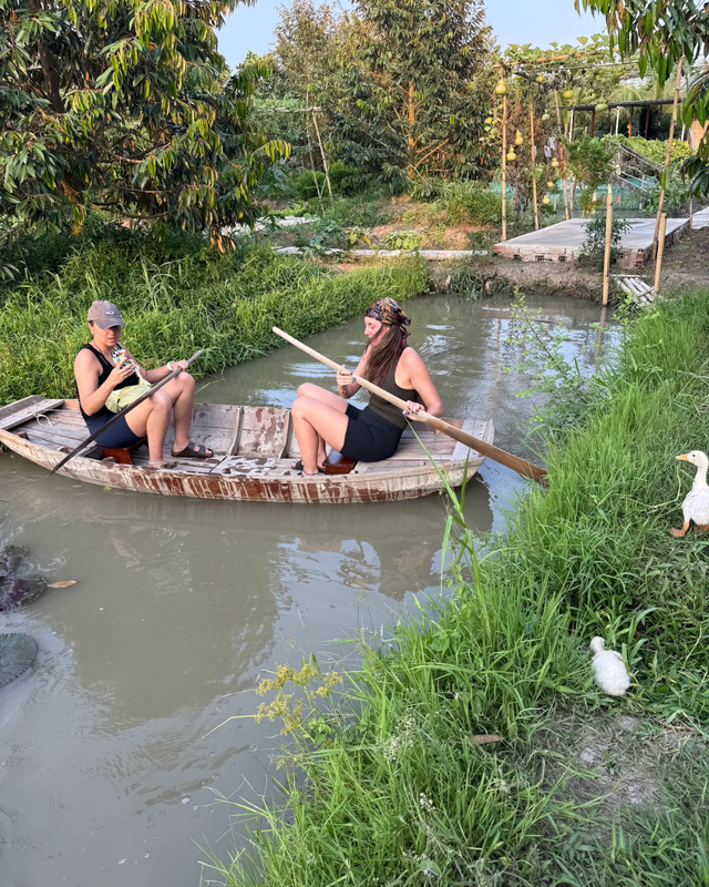 Trải nghiệm đi kênh rạch tại Vườn Sinh Thái Tư Vinh (4)